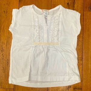 Button front Crewcuts tee